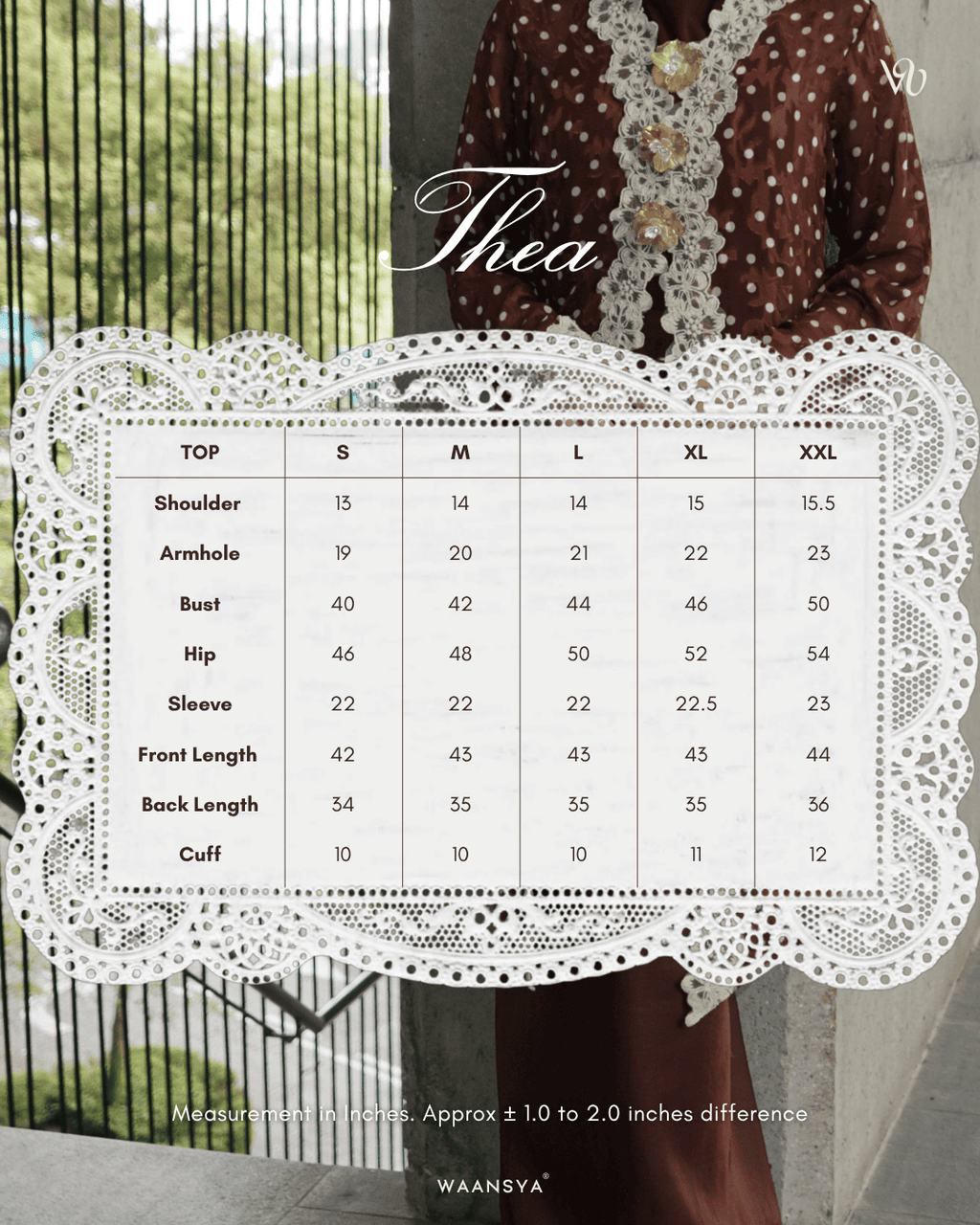 THEA KEBAYA IN TERRACOTTA