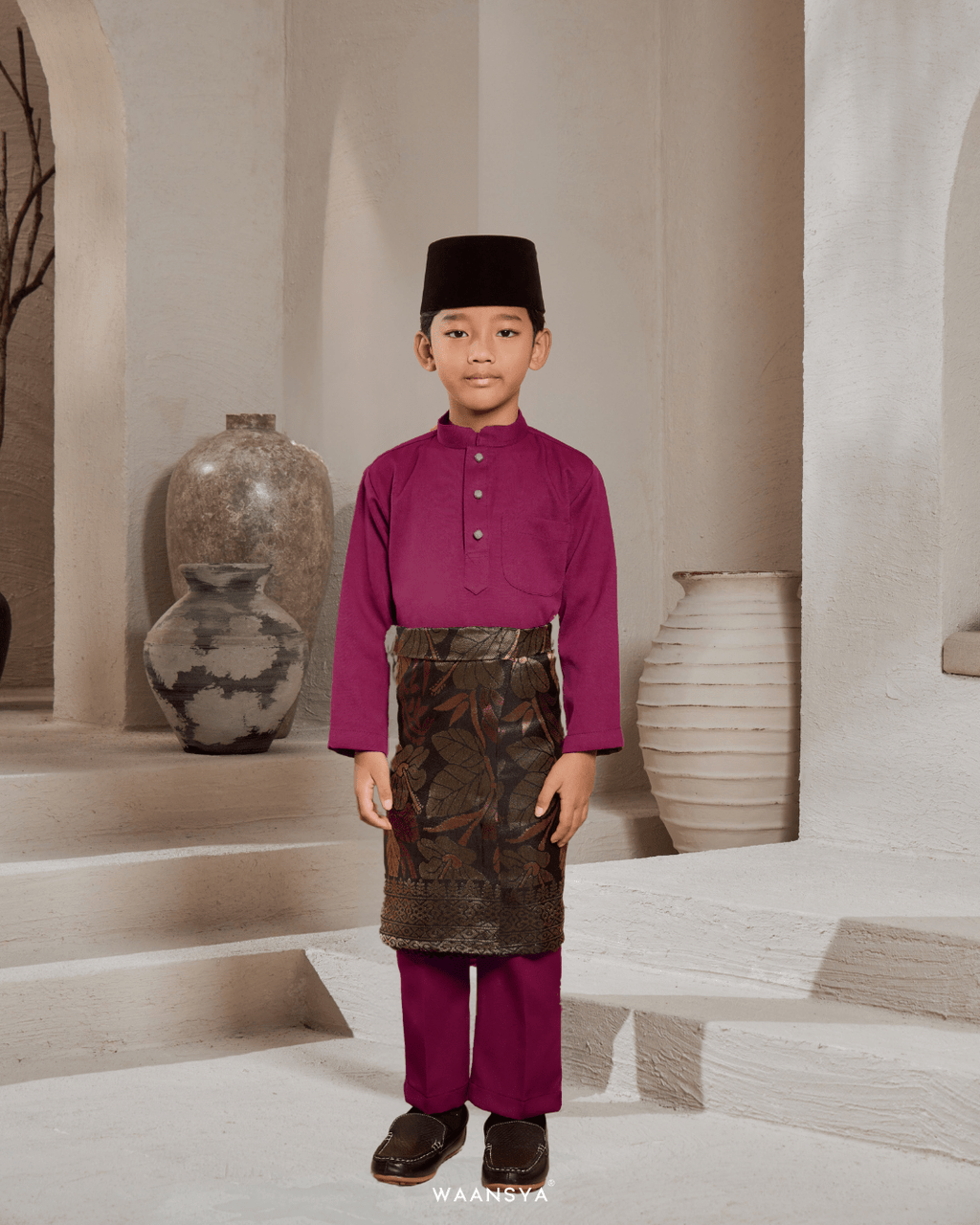 BADANG KIDS IN DARK FUCHSIA