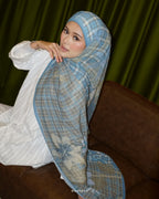 VINTAGE BLOOM PRINTED CHIFFON SHAWL IN DREAM