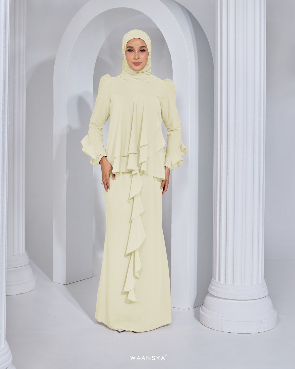 AURORA KURUNG IN SOFT YELLOW