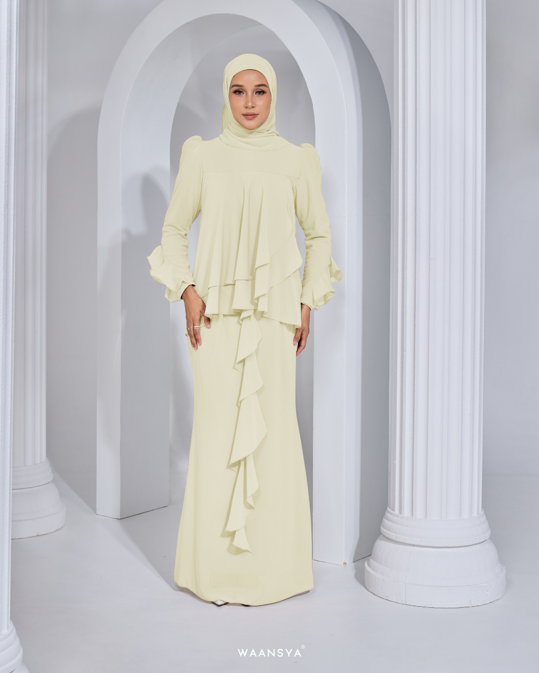 AURORA KURUNG IN SOFT YELLOW