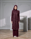 IZARA KURUNG IN BURGUNDY