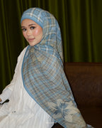 VINTAGE BLOOM PRINTED CHIFFON SHAWL IN DREAM
