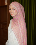 PLAID-KAT PRINTED CHIFFON SHAWL IN BANDUNG
