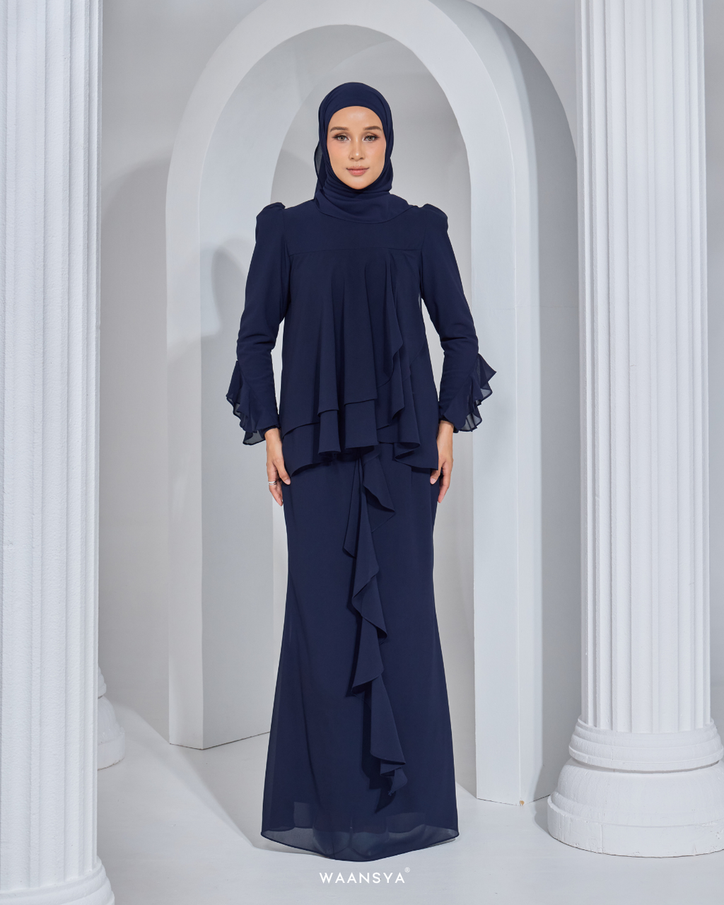 AURORA KURUNG IN NAVY BLUE