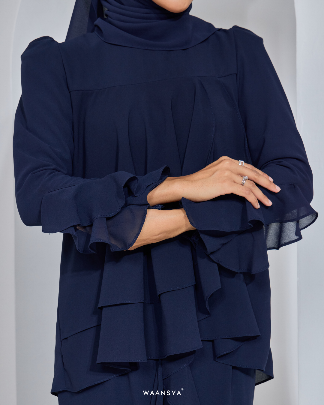 AURORA KURUNG IN NAVY BLUE