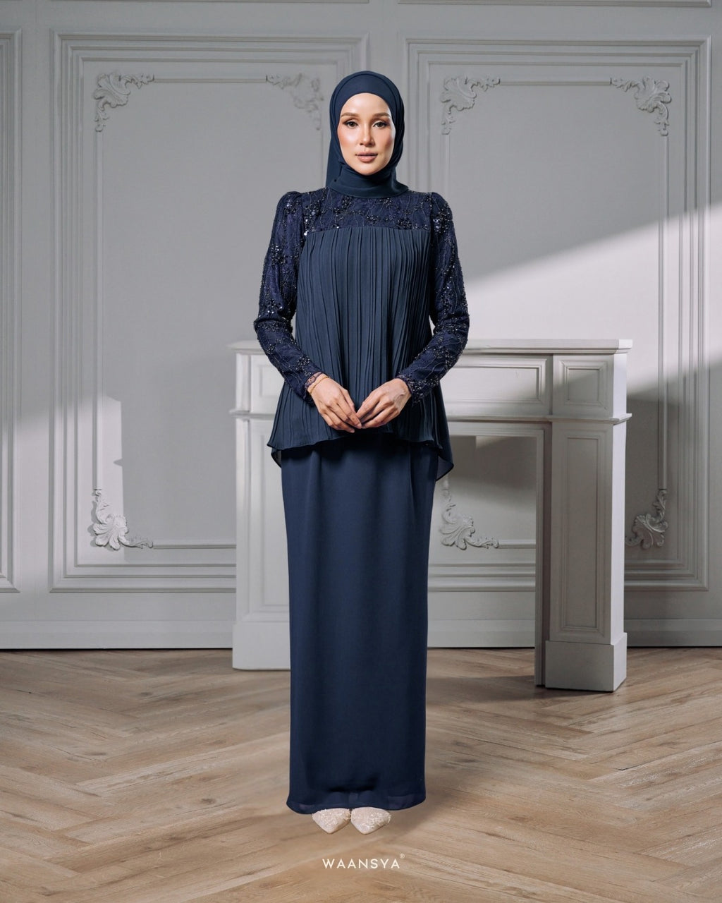 PRE-ORDER JULIA KURUNG IN DEEP BLUE