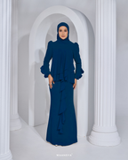 AURORA KURUNG IN TEAL BLUE