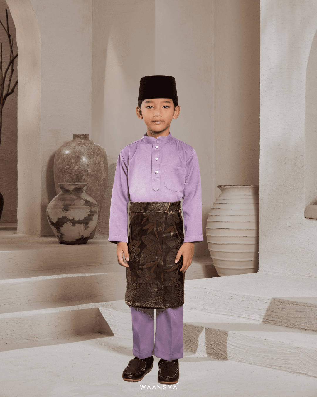 BADANG KIDS IN DUSTY PURPLE