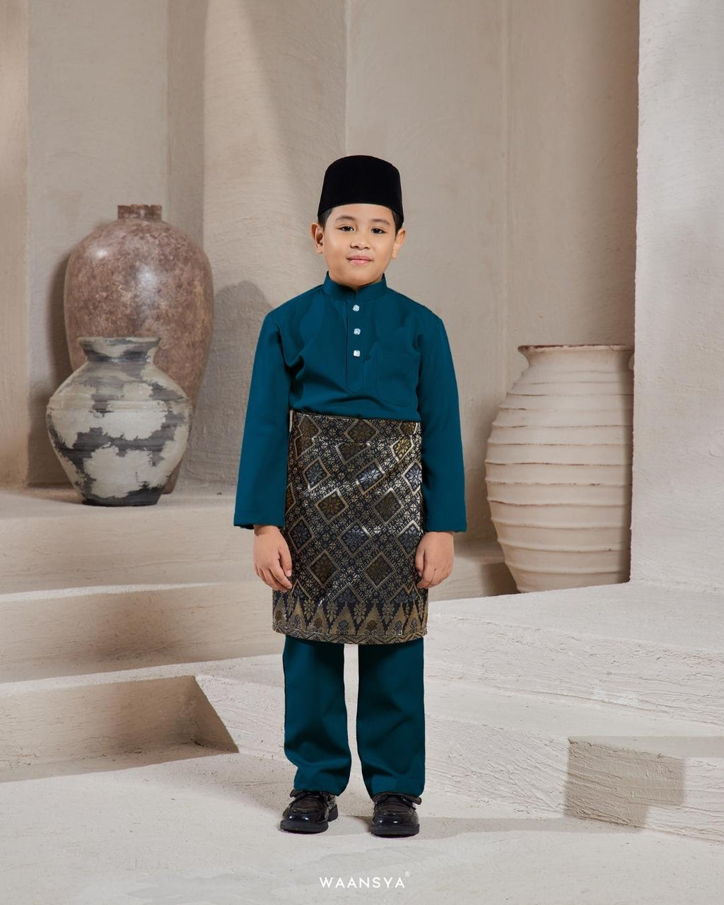 BADANG KIDS IN TEAL BLUE